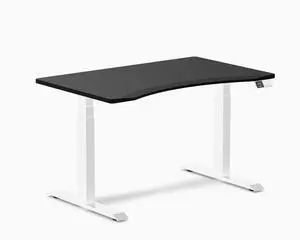 Desky Alpha Dual Sit Stand Gaming Desk - Ergo Edge / 47.2 x 29.5 inches / White Desky Alpha Dual Sit Stand Gaming Desk - Ergo Edge / 47.2 x 29.5 inches / White
