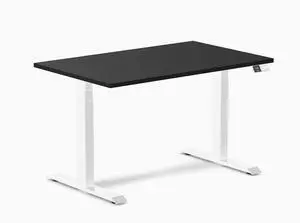 Desky Alpha Dual Sit Stand Gaming Desk - Straight Edge / 47.2 x 29.5 inches / White
