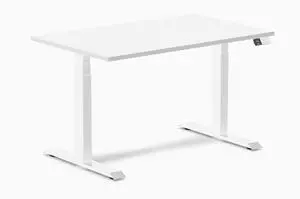 Desky Dual Laminate Sit Stand Desk - White / 47.2 x 29.5 inches / White Desky Dual Laminate Sit Stand Desk - White / 47.2 x 29.5 inches / White