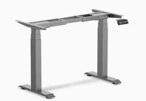 Desky Dual Mini Standing Desk Frame - Space Grey