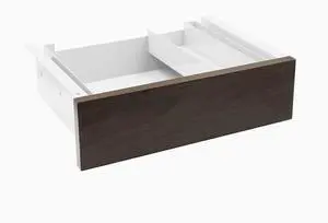 Desky Minimal Under Desk Drawer - Burnished Wood Laminate / White