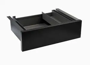 Desky Minimal Under Desk Drawer - Black Laminate / Space Grey