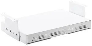 Desky Ultra Slim Under Desk Drawer - Book Gap / White