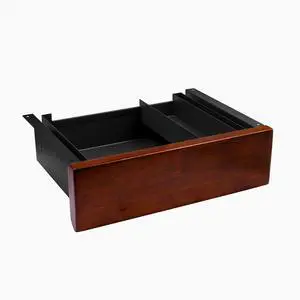 Desky Minimal Under Desk Drawer - Walnut Rubberwood / Black Desky Minimal Under Desk Drawer - Walnut Rubberwood / Black