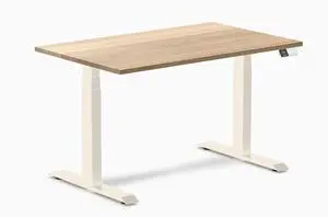 Desky Dual Hardwood Sit Stand Desk - White Ash / 48 x 30 inches / Wheat Desky Dual Hardwood Sit Stand Desk - White Ash / 48 x 30 inches / Wheat