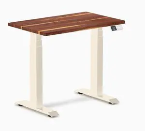 Desky Dual Mini Hardwood Sit Stand Desk - Pheasantwood / 32 x 20 inches / Wheat Desky Dual Mini Hardwood Sit Stand Desk - Pheasantwood / 32 x 20 inches / Wheat