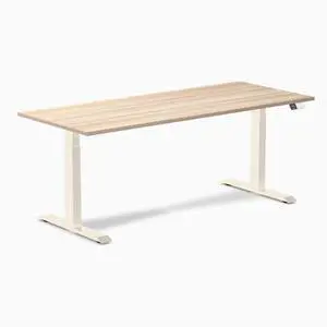Desky Dual Laminate Sit Stand Desk - Classic Oak / 70.9 x 29.5 inches / Wheat Desky Dual Laminate Sit Stand Desk - Classic Oak / 70.9 x 29.5 inches / Wheat
