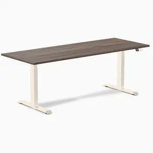Desky Dual Laminate Sit Stand Desk - Jarrah Legno / 78.7 x 29.5 inches / Wheat Desky Dual Laminate Sit Stand Desk - Jarrah Legno / 78.7 x 29.5 inches / Wheat
