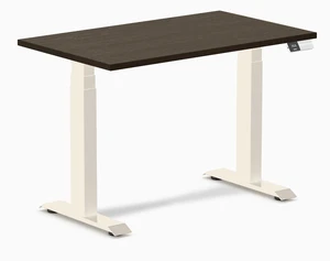 Desky Dual Mini Bamboo Sit Stand Desk - Dark Bamboo / 40 x 24 inches / Wheat Desky Dual Mini Bamboo Sit Stand Desk - Dark Bamboo / 40 x 24 inches / Wheat