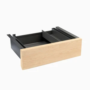 Desky Minimal Under Desk Drawer - Maple Hardwood / Space Grey Desky Minimal Under Desk Drawer - Maple Hardwood / Space Grey