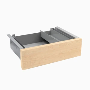 Desky Minimal Under Desk Drawer - Maple Hardwood / Grey Desky Minimal Under Desk Drawer - Maple Hardwood / Grey