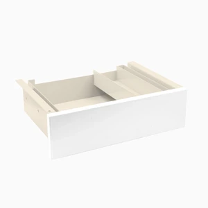 Desky Minimal Under Desk Drawer - White Laminate / Wheat Desky Minimal Under Desk Drawer - White Laminate / Wheat