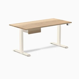 Desky Dual Hardwood Standing Desk With Drawer - White Ash / 60 x 30 inches / Wheat Desky Dual Hardwood Standing Desk With Drawer - White Ash / 60 x 30 inches / Wheat
