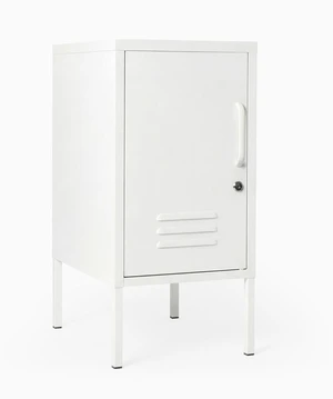 Desky Oslo Metal Locker Cabinet - White / Left Desky Oslo Metal Locker Cabinet - White / Left