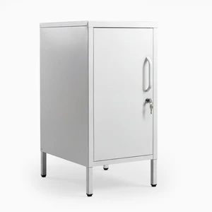 Desky Sidekick Metal Locker Cabinet - White / Left Desky Sidekick Metal Locker Cabinet - White / Left