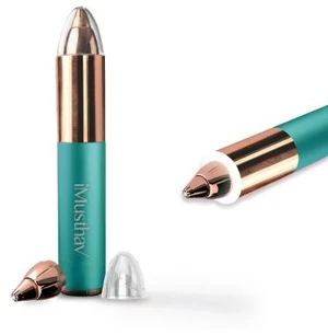iMusthav Mini Portable Painless Eyebrow Remover Trimmer for Women, Eyebrow Razor Epilator Pen,18K Gold-Plated Hypoallergenic Precision Pencil-tip. 360° LED Light for Instant and Painless Hair Remover. iMusthav Mini Portable Painless Eyebrow Remover Trimmer for Women, Eyebrow Razor Epilator Pen,18K Gold-Plated Hypoallergenic Precision Pencil-tip. 360° LED Light for Instant and Painless Hair Remover.