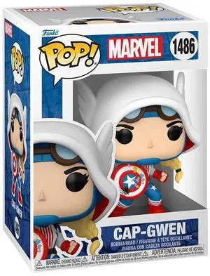 Funko POP Marvel Spider-Gwen Gwenverse Cap-Gwen - 83724 Funko POP Marvel Spider-Gwen Gwenverse Cap-Gwen - 83724