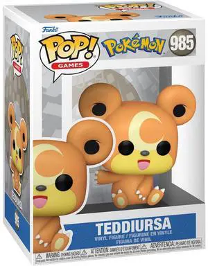 Funko Pop! Games Pokémon Teddiursa #985 Vinyl Figure Funko Pop! Games Pokémon Teddiursa #985 Vinyl Figure