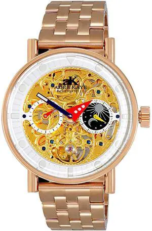 Adee Kaye Men's Galactic Goldtone Dial Watch - AK2266-40_RG Adee Kaye Men's Galactic Goldtone Dial Watch - AK2266-40_RG