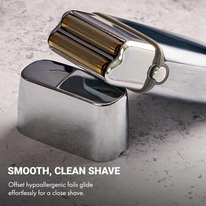 BaBylissPRO FOILFX02 Cordless SILVER FX Metal Double-Foil Shaver, FXFS2 BaBylissPRO FOILFX02 Cordless SILVER FX Metal Double-Foil Shaver, FXFS2