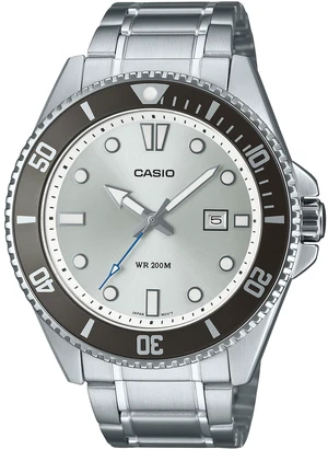 Casio Mens Silver Dial Stainless Steel Bracelet Watch - MDV-107D-7AVDF Casio Mens Silver Dial Stainless Steel Bracelet Watch - MDV-107D-7AVDF