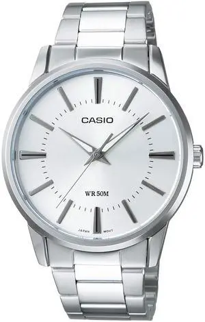 Casio Mens Classic Silver Dial Stainless Steel Bracelet Watch - MTP-1303D-7AV Casio Mens Classic Silver Dial Stainless Steel Bracelet Watch - MTP-1303D-7AV