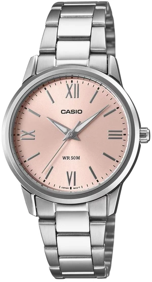 Casio Womens Pink Dial Stainless Steel Dress Bracelet Watch - LTP-1303DD-4AVDF Casio Womens Pink Dial Stainless Steel Dress Bracelet Watch - LTP-1303DD-4AVDF
