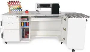 Sydney Hydraulic XL Sewing Cabinet (Gray)