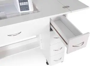 Arrow Sewing Alice Sewing Cabinet Teak White