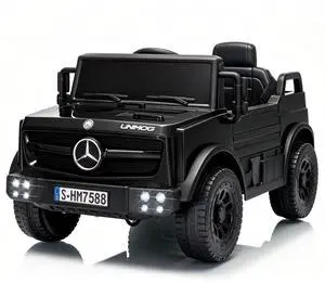 Mercedes-Benz Licensed 12 v Kids Ride-On Car, Battery Powered Electric Vehicle for Boys Girls, Dual Driving Modes with Remote Control, Safety Belt, Bluetooth (Black) 7588-black Mercedes-Benz Licensed 12 v Kids Ride-On Car, Battery Powered Electric Vehicle for Boys Girls, Dual Driving Modes with Remote Control, Safety Belt, Bluetooth (Black) 7588-black