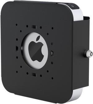 RackSolutions 100-D Fixed Wall Mount for Apple Mac Mini (Dual VESA)  Secure Wall Enclosure with Barrel Lock, Compatible with 2010-2023 Mac Minis, 16 GA Steel