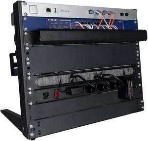 RackSolutions 8U Open Frame 2Post Desktop Server Rack  Lightweight, Compact, and Easy-to-Assemble Rack for Shallow EIA 19 Equipment
