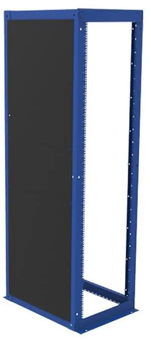 RackSolutions 24U Side Panel Kit - 28" Depth for Open Frame Rack Model 111  Tool-Less Installation, Non-Locking Panels