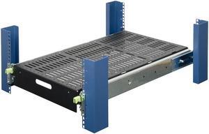 RackSolutions 2U Extreme Heavy Duty Sliding Shelf  28in Depth, 500 lbs Capacity  Ideal for Large Tower Servers & Non-Rack-Mountable Equipment  Fits 4 Post Racks