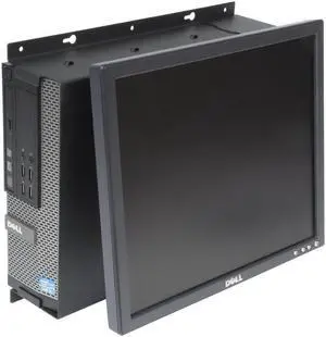Rack Solution - 104-2323 - Rack Solutions Wall Mount for Flat Panel Display, Desktop Computer - 50 lb Load Capacity -