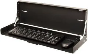 Rack Solution - 104-2795 - Rack Solutions Wall Mount for Keyboard - Black Powder Coat - Black Powder Coat