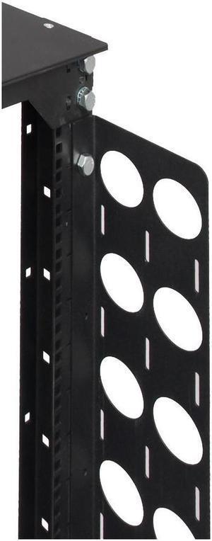 RackSolutions 36U Vertical Cable Bar (5in) for Open Frame Rack Model 111 - Cable Management with Passthrough Holes, Tie-Down Points, Compatible with Rack 111