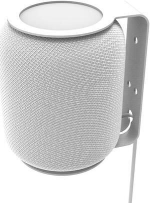 RackSolutions HomeBase Wall Mount for HomePod  White, Fully Assembled, Open Design, Includes Hardware