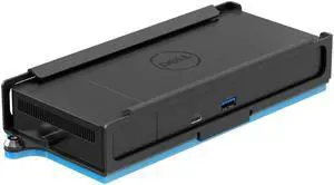 RackSolutions Secure Wall Mount D05 for Dell Docking Station  Durable 16 GA Steel Enclosure with Barrel Lock, Black Powder Coat Finish, Fully Assembled
