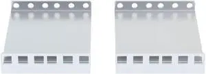 RackSolutions 2U Adapter Bracket 2-Pack  Adjustable Depth for 4Post Racks, 5in Deep, Compatible with Dell Rapid Rails