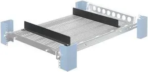 RackSolutions Shelf Stop Bracket 2.0in (H) 2-Pack - Prevent Equipment Shifting, Fits 115 Sliding Equipment Shelf