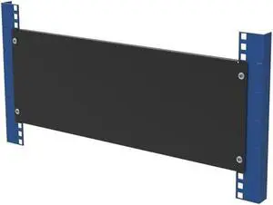 RackSolutions 4U Universal Blanking Panel  Control Airflow, Reduce Noise and Vibration, Fits 19" Racks
