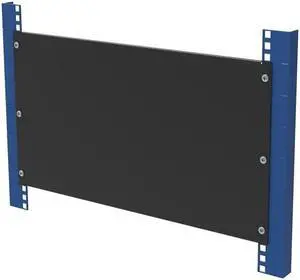 RackSolutions 6U Universal Blanking Panel  Control Airflow, Reduce Noise and Vibration, Fits 19" Racks