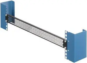 RackSolutions 1U Vented Universal Blanking Panel  Control Airflow, Reduce Noise and Vibration, Fits 19" Racks