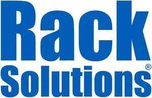 RackSolutions 2U Horizontal High Density Cable Duct with Cover  High Capacity Cable Management, Rear Pass-Through, Organizes and Separates Cables