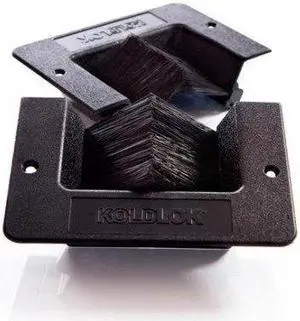 KoldLok Mini Raised Floor Brush Insert - Flexible Cable Management for Data Centers