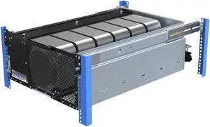 RackSolutions 5U HyperShelf for 6 Apple Mac Studio, Rack Mount Shelf with Airflow Management and Cable Management Arm, 26"-29.5" Depth Range
