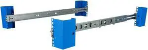 RackSolutions 1U Dell Shallow Depth Server Rails, Compatible with PowerEdge R210, R240, Supports 2 Post and 4 Post Racks