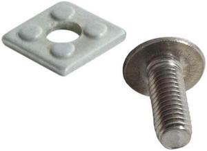 RackSolutions Square Hole Alignment Washer Kit - 8-Pack for Round Hole Rails in Square Hole Racks, Compatible with EIA-310 Standard and Dell Versa Rails