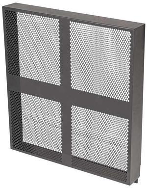RackSolutions 15U Front Cover for Open Frame Wall Mount Rack, Equipment Protection and Tamper Reduction